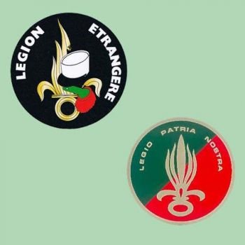 2 Aufkleber Fremdenlegion